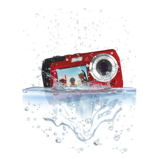 Minolta Dual-Screen Waterproof Digital Camera, , large