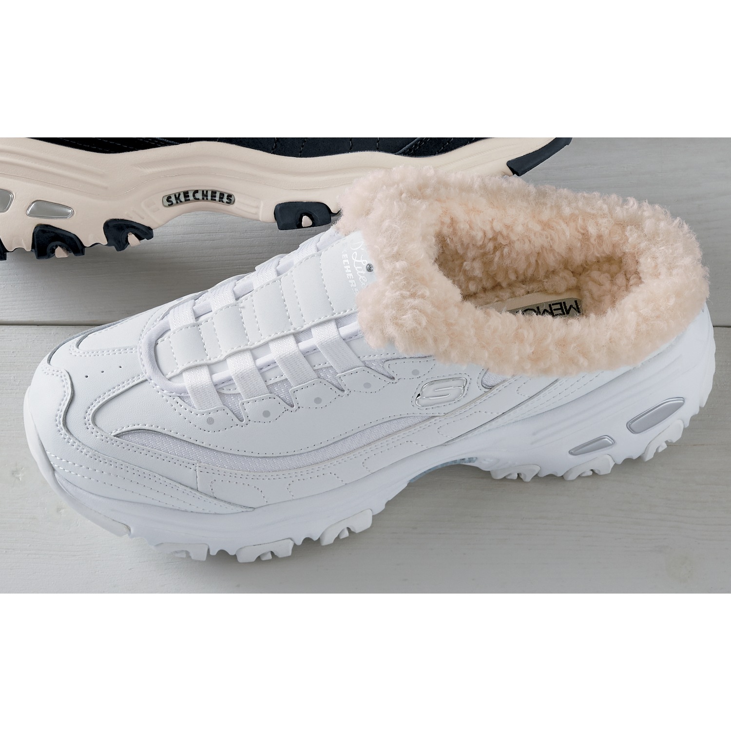 Skechers delight white on sale