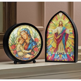 Lit Religious Table Art, , large