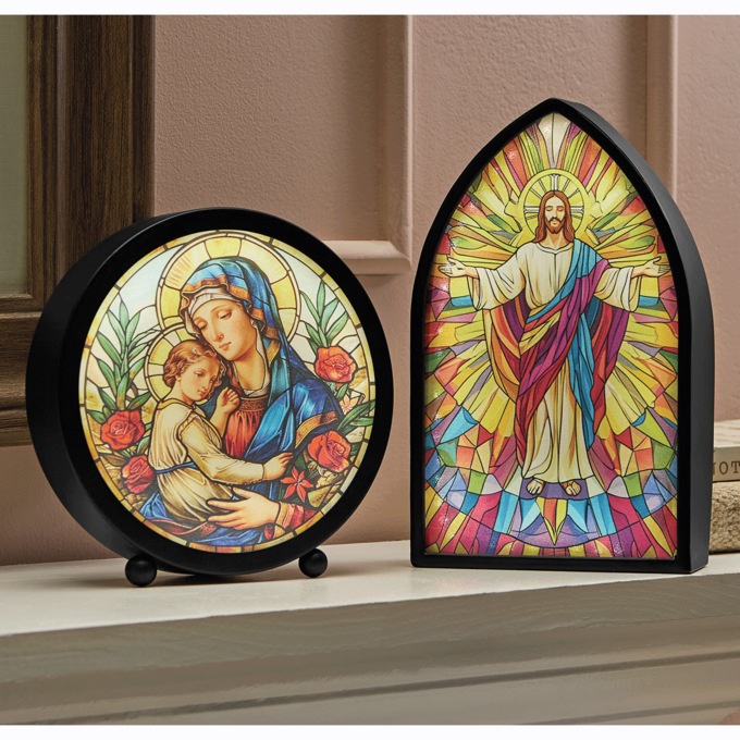 Lit Religious Table Art, , large