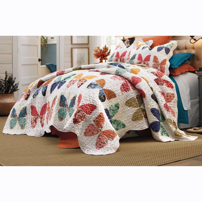 Butterfly Patch Sham, , large
