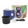 Greenlife 4-Cup Rice and Grains Cooker, Blue, large