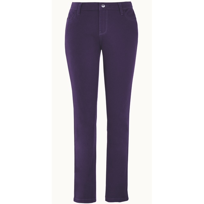 Lola Colored Slim Jean Midtone, , large