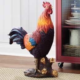 Statement Rooster Statue, , large