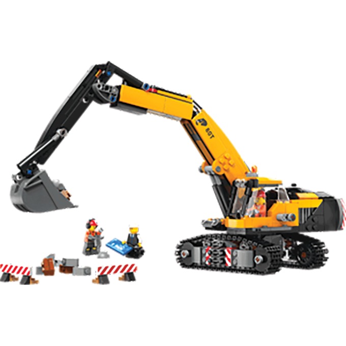 LEGO City Yellow Excavator, , large