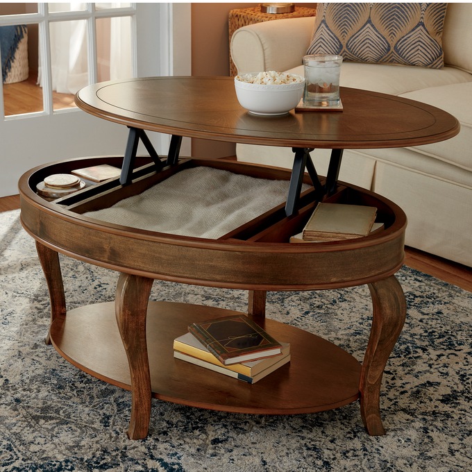 Oval Lift Coffee Table Montgomery Ward