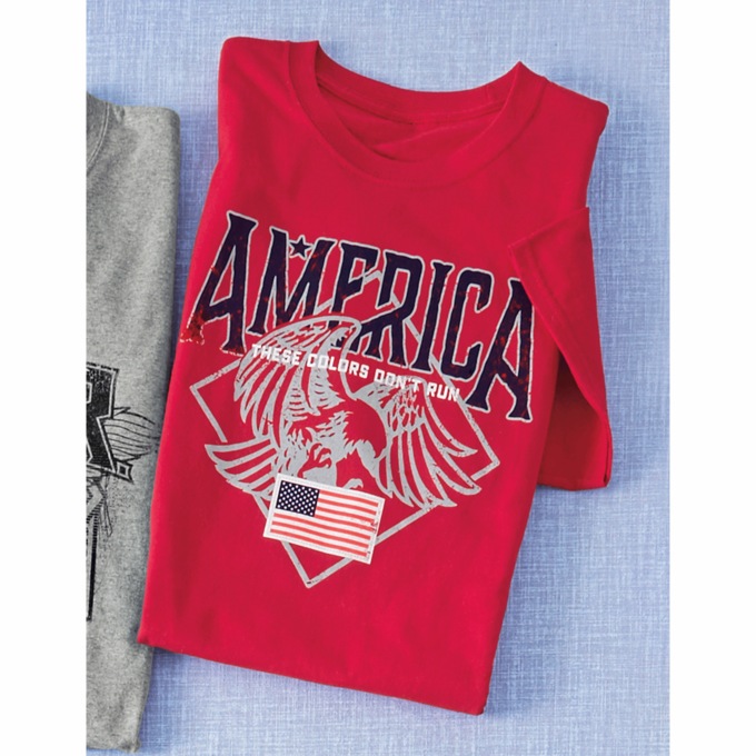 Short-Sleeve Graphic Tee, , large