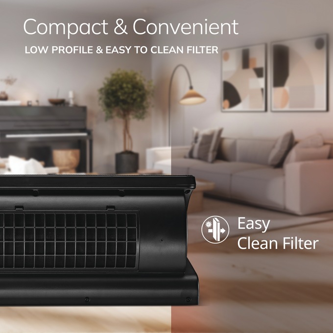 Lasko Low-Profile Baseboard Heater with Remote, , large