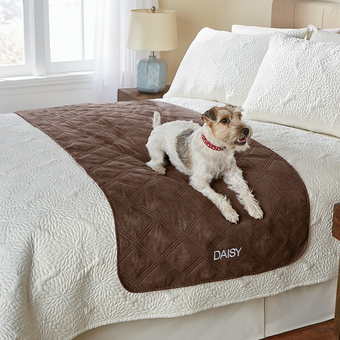 Faux-Suede Waterproof Bed Protectors, , large