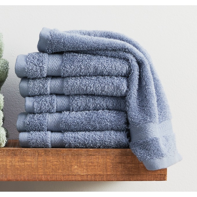 Set of 6 Oversized Washcloths , , large