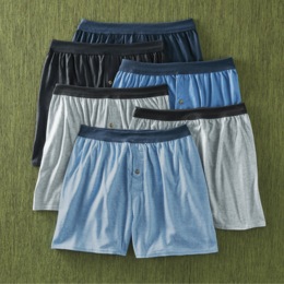 Hanes 6-Pack Knit Boxer, , large