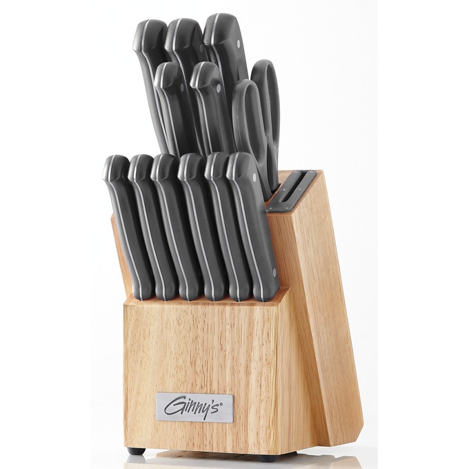 Ginny's 14-Piece Cutlery Set with Sharpener, , large