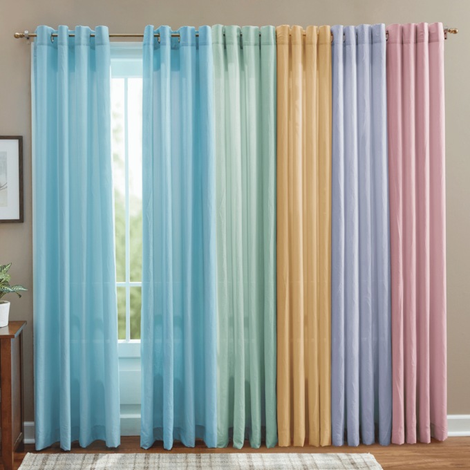 Harmony Crinkle Grommet Panel, , large