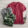 Men&#39;s Short Sleeve Henley, , large