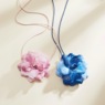 Floral Fabric Necklace, , large