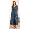 Smocked-Waist Dress, , large