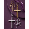 Cross Pendant and Earring Set, , large