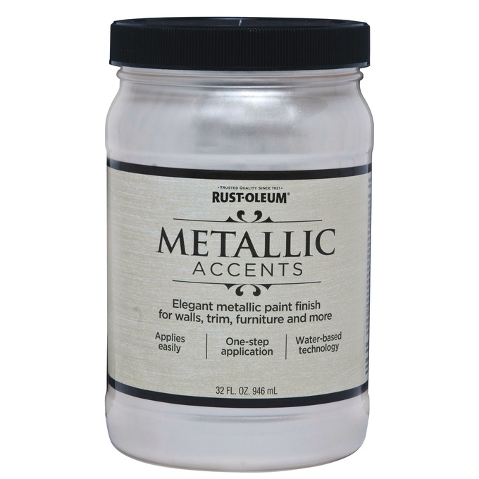 Rust-Oleum Metallic Accent Paint, Seashell, large