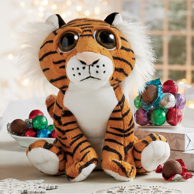 Plush Tiger with Candy, , large
