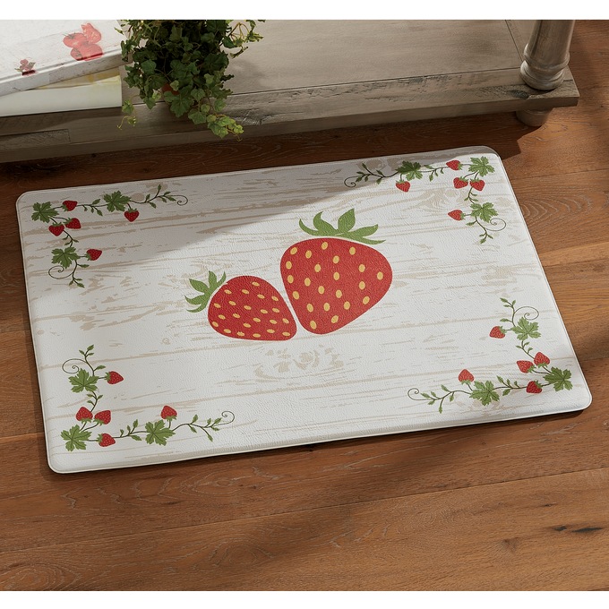 Strawberry Anti-Fatigue Mat - 20" x 30", , large