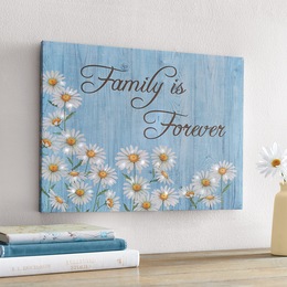 Lighted Family Forever Daisy Canvas, , large