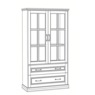 Dawson Media Display Cabinet, White, large
