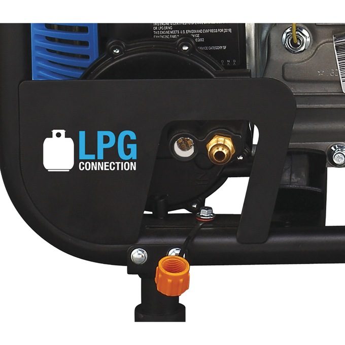 Pulsar 5250W/4250W Dual-Fuel Generator, Blue, large