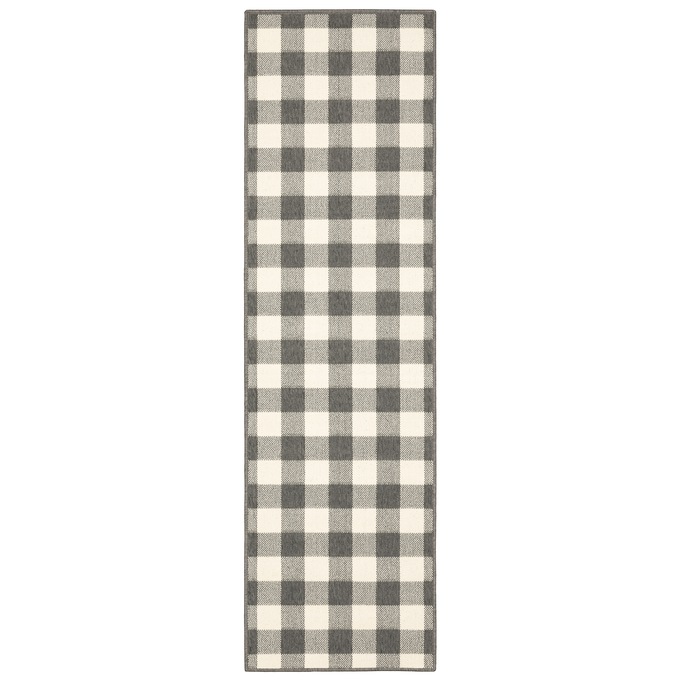 Woodford Indoor/Outdoor Rug, Gray, large