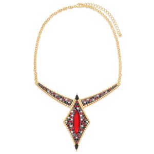 Crystal Marquise Necklace, , large