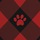 Red and Black Paw