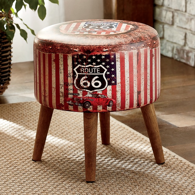 Route 66 Ottoman, , large