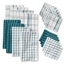 Color Connection 20-piece Kitchen Towel Set, Deep Teal, large