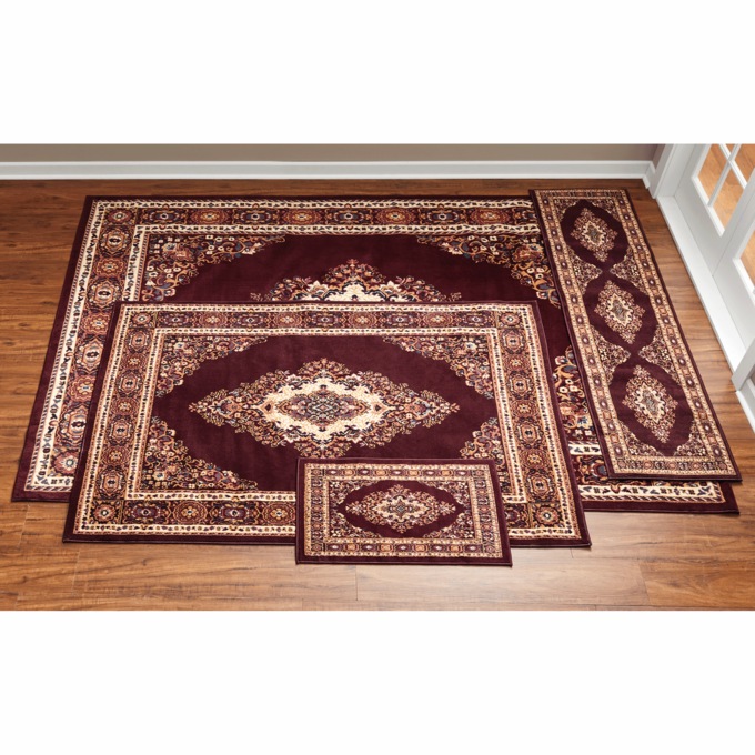 4-Piece Cathedral Rug Set, , large