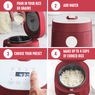 Greenlife 4-Cup Rice and Grains Cooker, Red, large