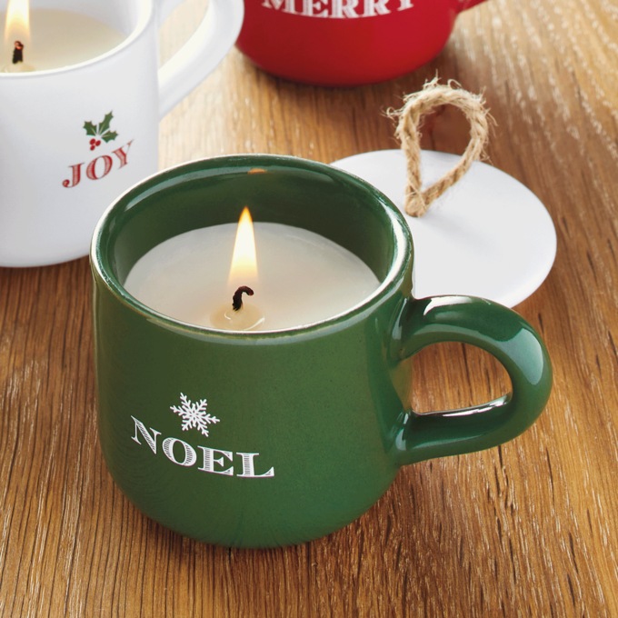 Snowman Wax Reveal Fig Candle, , large