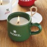 Snowman Wax Reveal Fig Candle, , large
