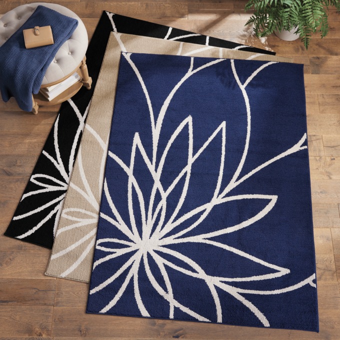 Grand Floral Rug, , large