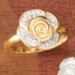 Diamond Rose Ring, , large