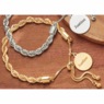 Lariat Rope Bracelet with Name Charm, , large