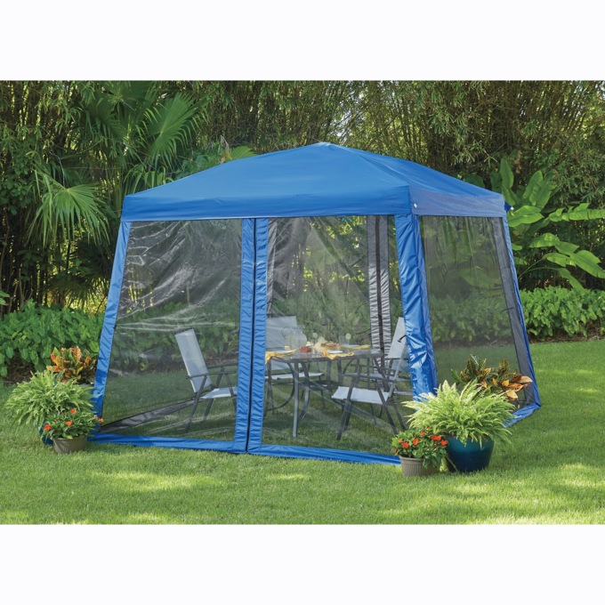 Gazebo with Netting, , large