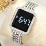 Women&rsquo;s Crystal Rectangular Digital Watch, , large