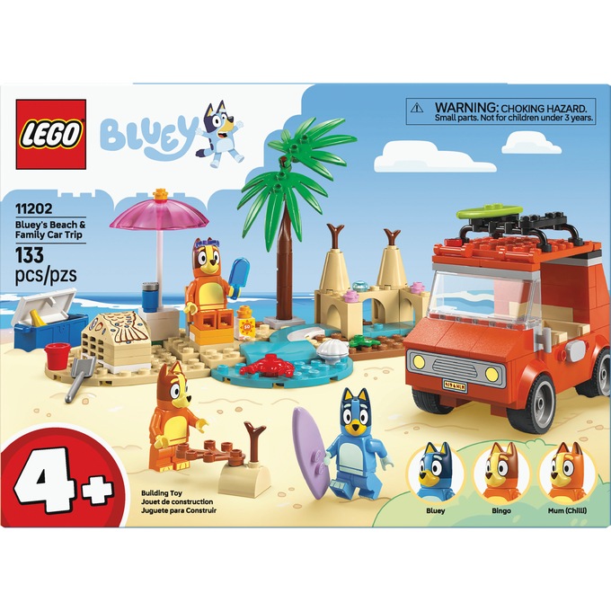 LEGO Bluey's Beach & Family Car Trip, , large