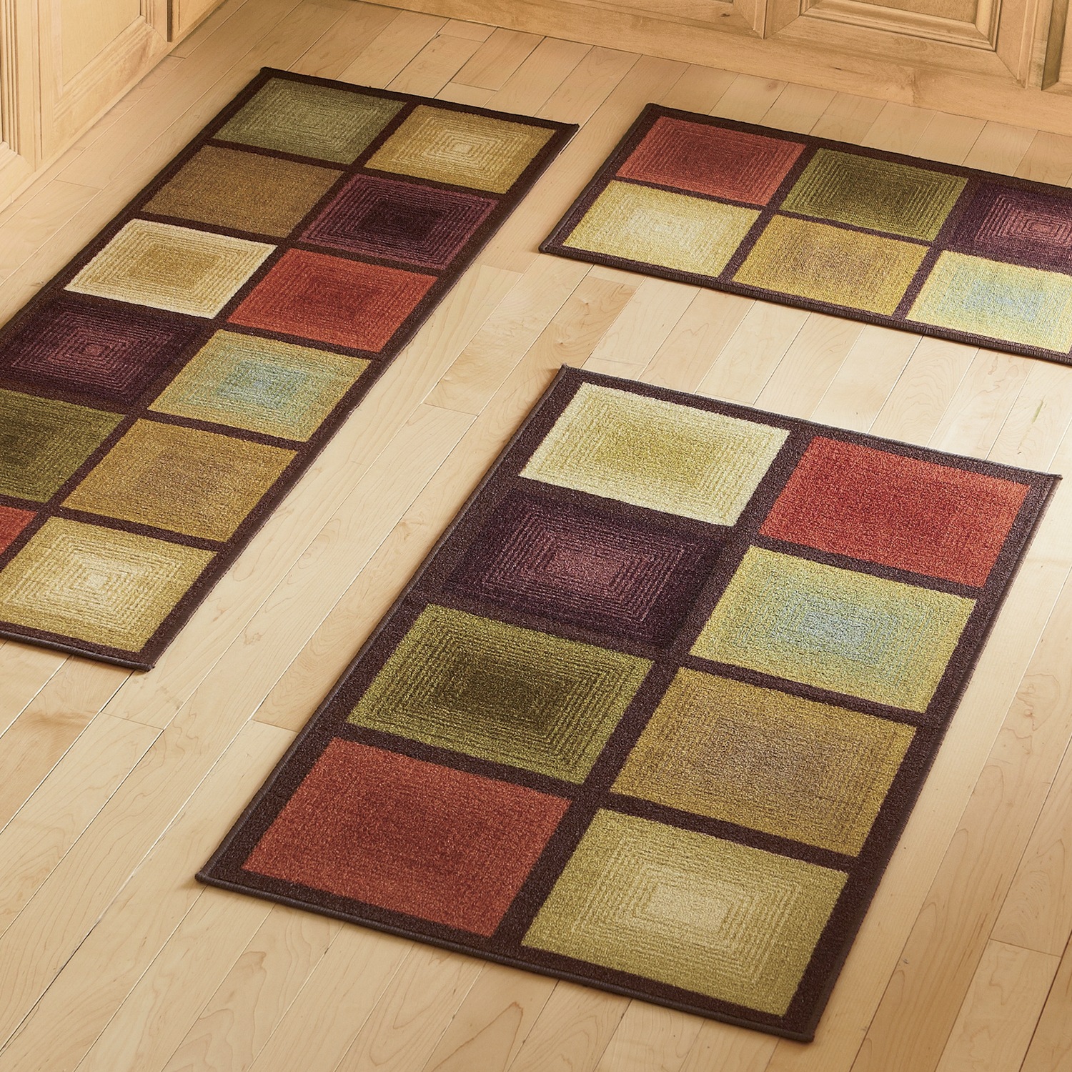 Optics 3Piece Rug Set Montgomery Ward