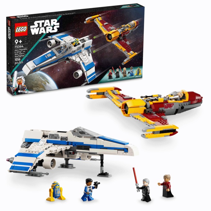 LEGO Star Wars New Republic E-Wing vs. Shin Hati's Starfighter, , large