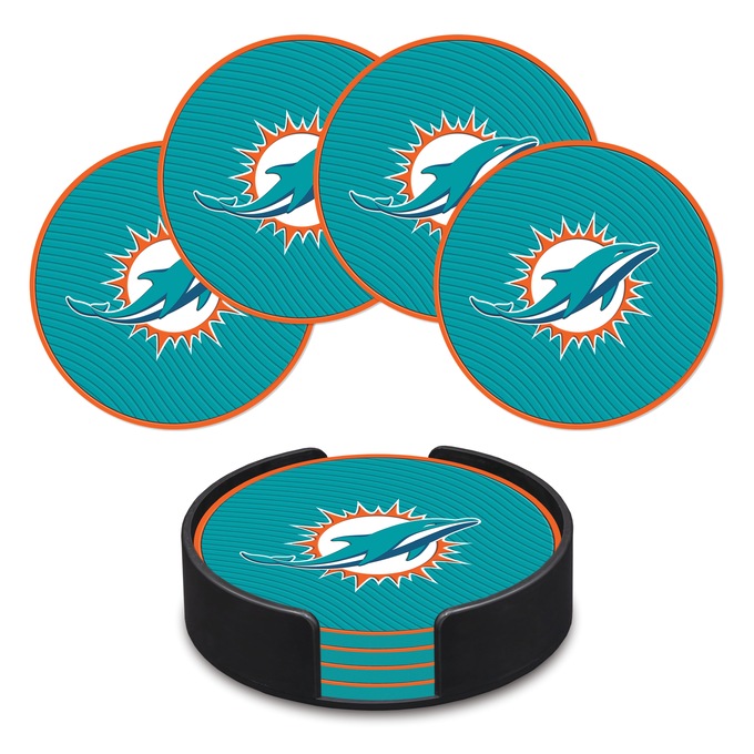 Set of 4 NFL Coasters, , large