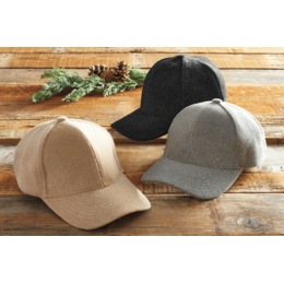 Britt&iacute;s Knits Faux Suede Hudson Baseball Cap Hat, , large