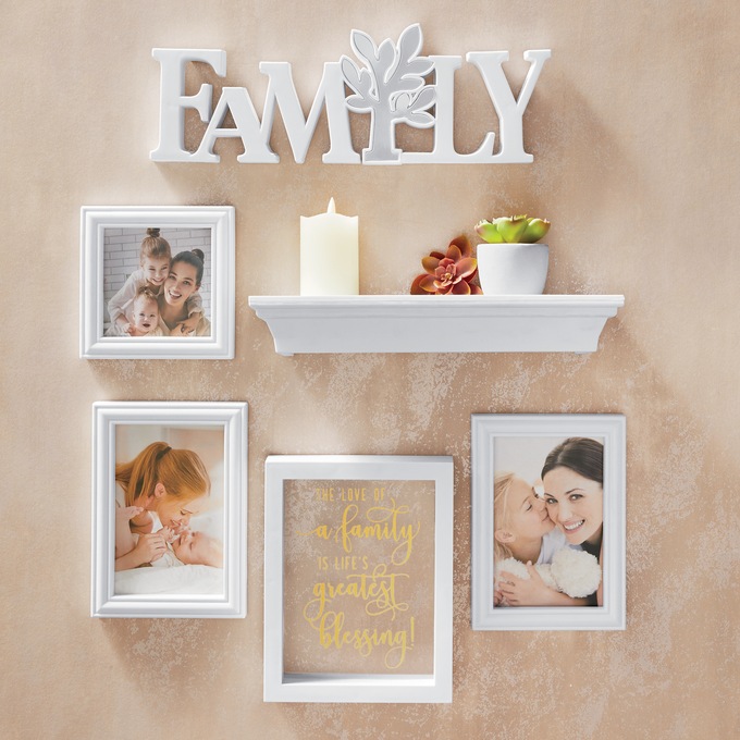 6-Piece Family Gallery Wall D&eacute;cor, , large