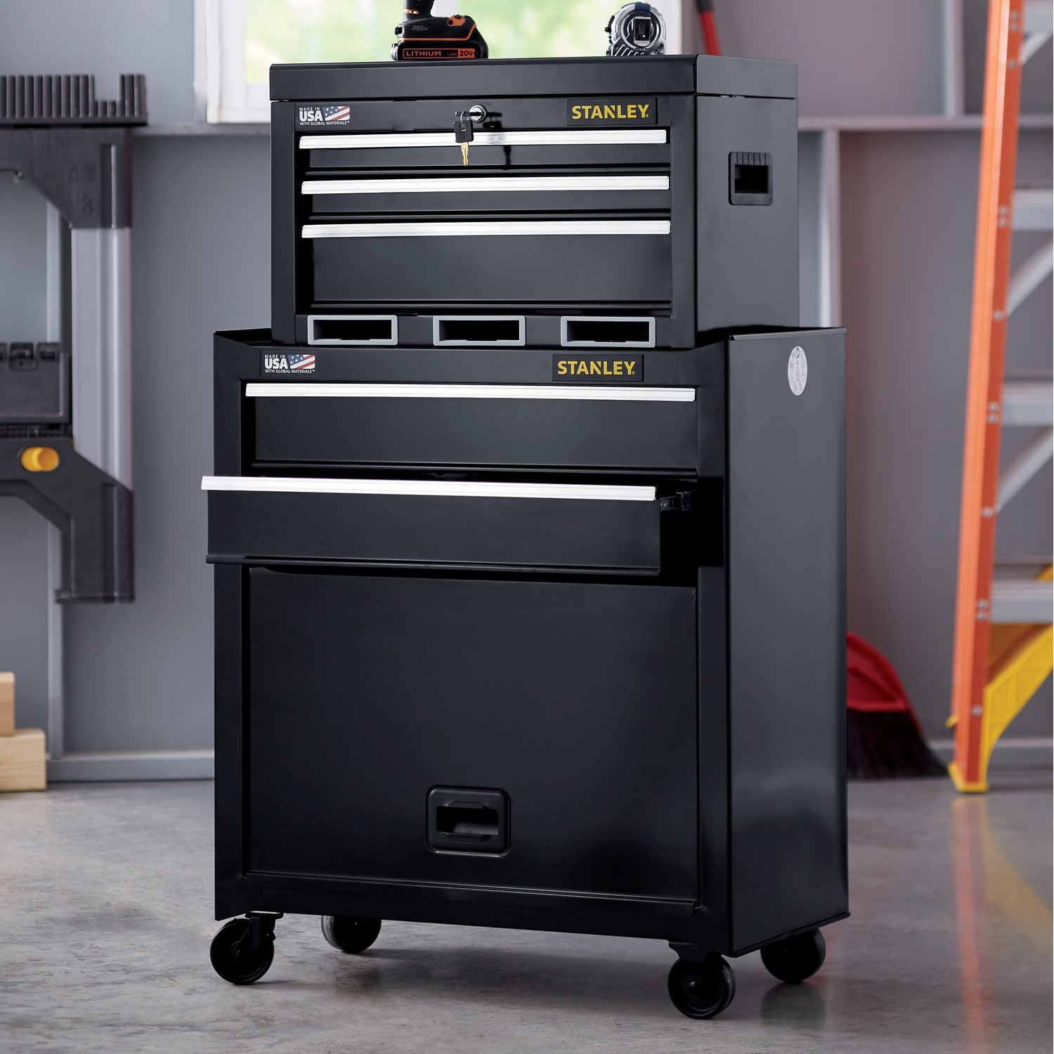 Stanley® 5-Drawer Tool Cabinet On Wheels | Montgomery Ward