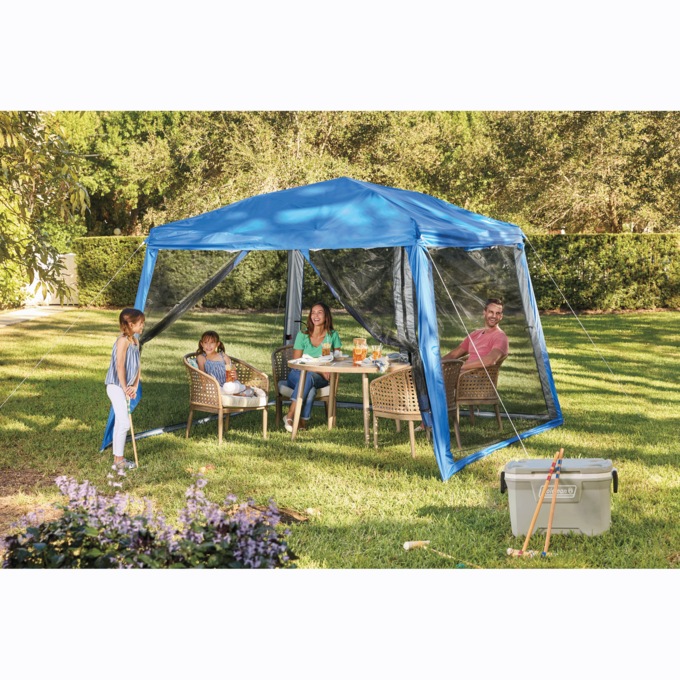 Gazebo with Netting, , large