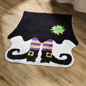 Witch Cotton Bath Mat - 24" x 24", , large